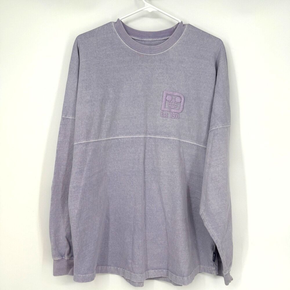 Walt Disney World 2019 Purple Potion Spirit Jersey Sweater Shirt Size M